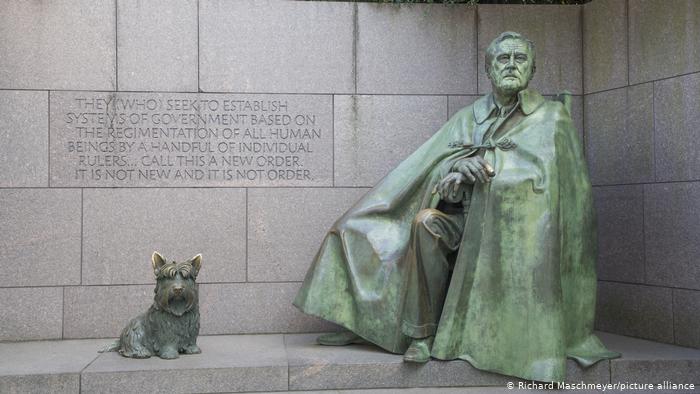 Рузвельт Франклин с собакой, первые питомцы Белого дома
