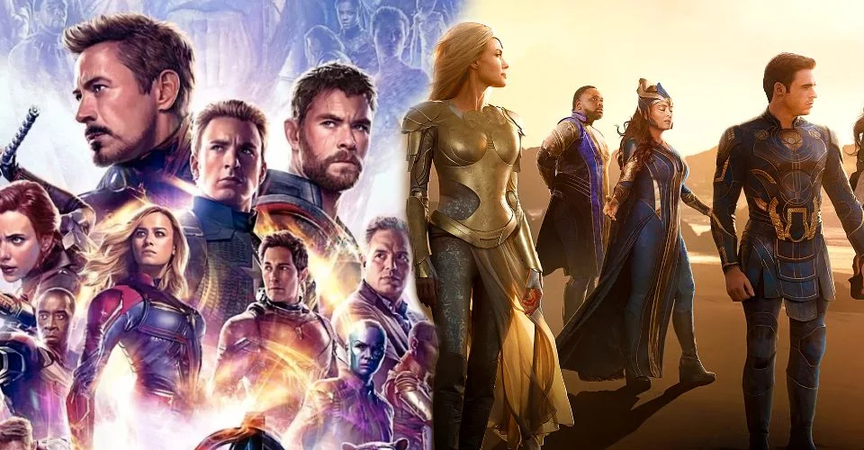 Marvel Avengers Endgame and Eternals Posters